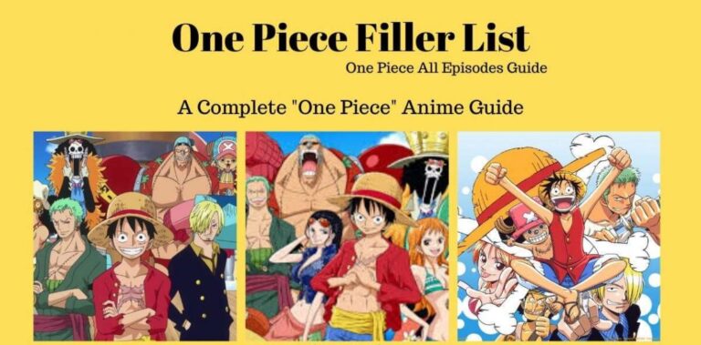 one piece filler list