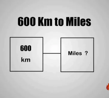 600 km to miles