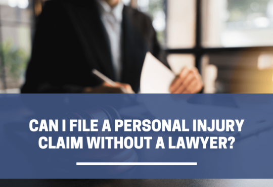 Is it possible to file a personal injury lawsuit without hiring a lawyer