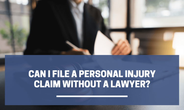 Is it possible to file a personal injury lawsuit without hiring a lawyer